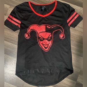 DC Harley Quinn Mesh Style Jersey Shirt